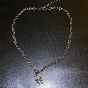 brandy melville lock necklace